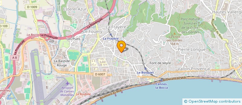localisation de l'entreprise MADAME MARIE CHRISTINE LABADIE à CANNES