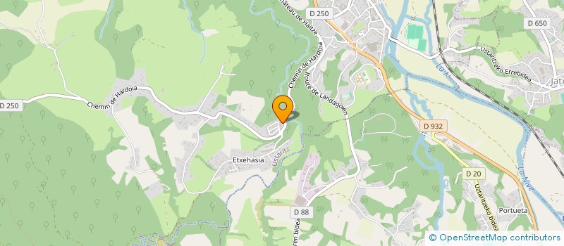 localisation de l'entreprise MADAME MARIE-CHRISTINE LACOSTE  USTARITZ