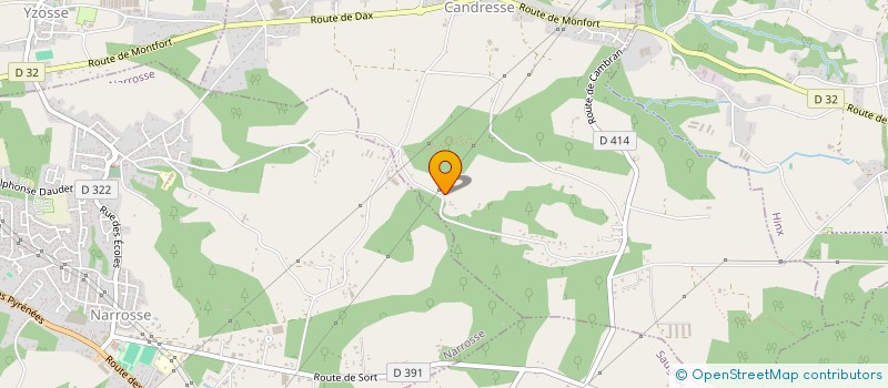 localisation de l'entreprise MADAME MARIE-CHRISTINE LAFAURIE  HEUGAS