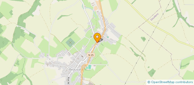 localisation de l'entreprise MADAME MARIE CHRISTINE LAHUTTE  BEAUVAL