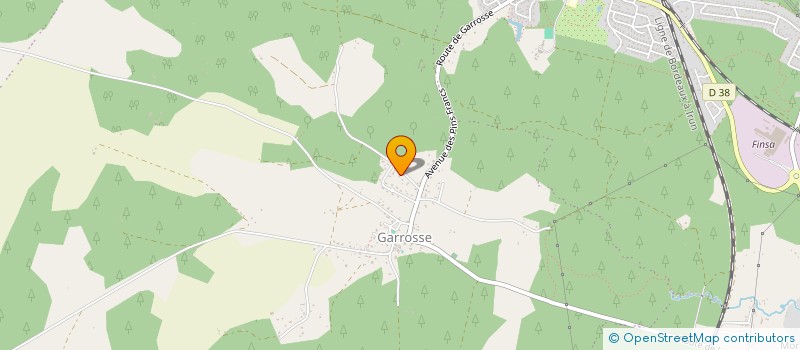 localisation de l'entreprise MADAME MARIE-CHRISTINE LALANNE  GARROSSE