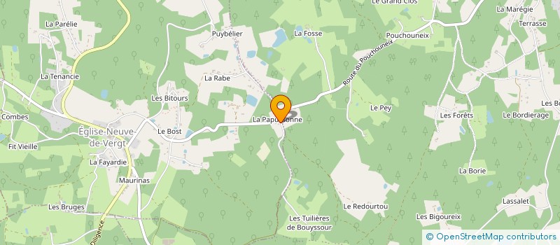 localisation de l'entreprise MADAME MARIE CHRISTINE LAMOTHE à CHALAGNAC