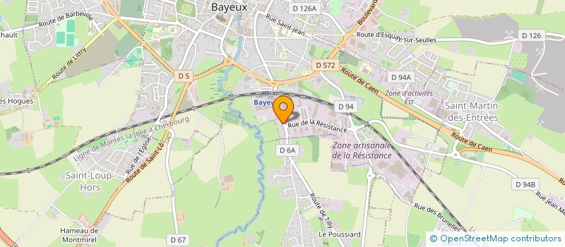 localisation de l'entreprise MADAME MARIE-CHRISTINE LECORNU à BAYEUX