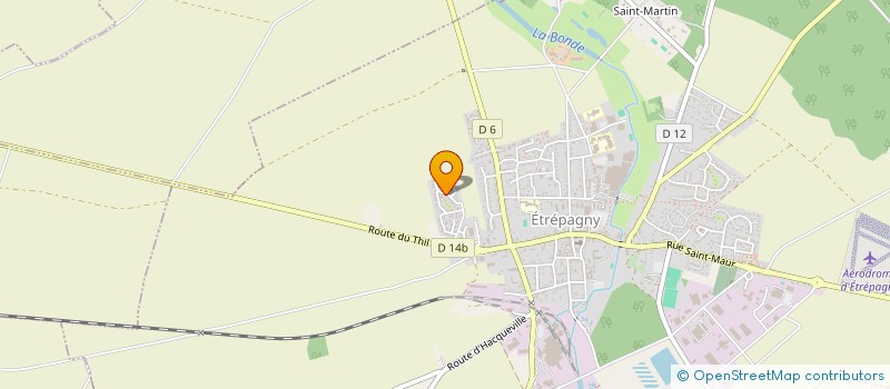 localisation de l'entreprise MADAME MARIE-CHRISTINE LEDUC  ETREPAGNY