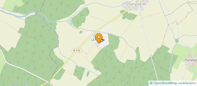 localisation de l'entreprise MADAME MARIE CHRISTINE LEGENDART  CHAMPAGNEY
