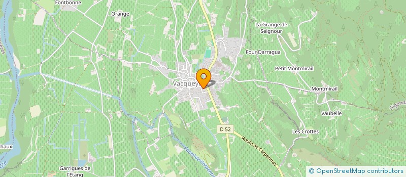 localisation de l'entreprise MADAME MARIE-CHRISTINE LEIBUNDGUT  VACQUEYRAS