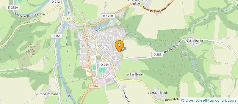 localisation de l'entreprise MADAME MARIE-CHRISTINE LEMARCHAND  THURY-HARCOURT-LE-HOM