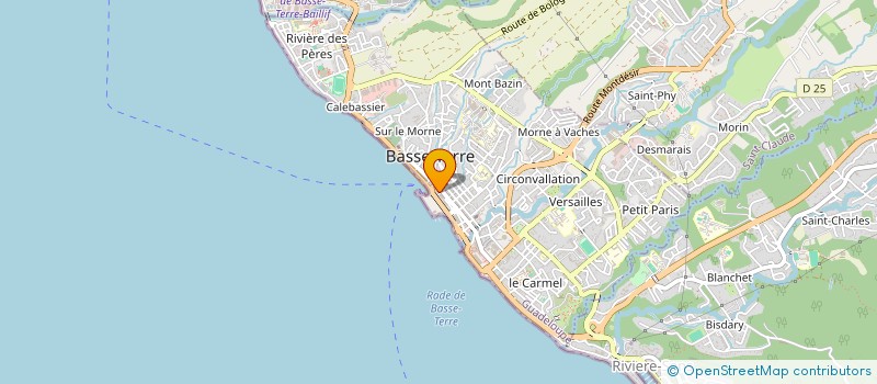 localisation de l'entreprise MADAME MARIE-CHRISTINE LINON  BASSE-TERRE