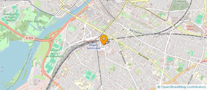 localisation de l'entreprise MADAME MARIE-CHRISTINE LOMONDAIS  ANGERS