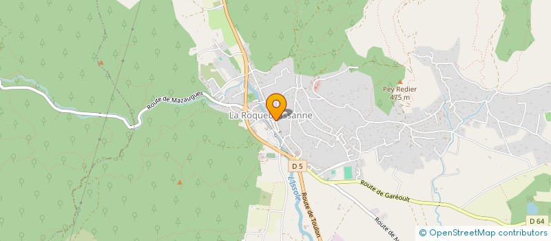 localisation de l'entreprise MADAME MARIE-CHRISTINE LONEGRO  LA ROQUEBRUSSANNE