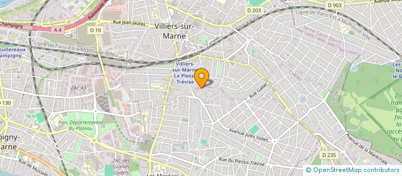 localisation de l'entreprise MADAME MARIE-CHRISTINE MALHERBE  CHAMPIGNY-SUR-MARNE