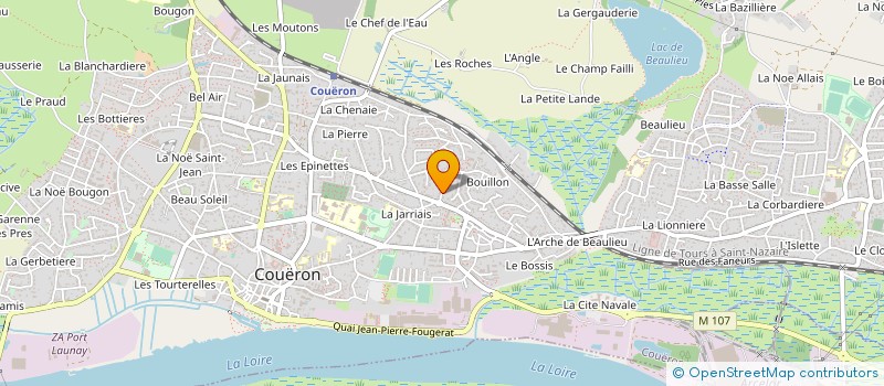 localisation de l'entreprise MADAME MARIE-CHRISTINE MAQUENNE à COUERON
