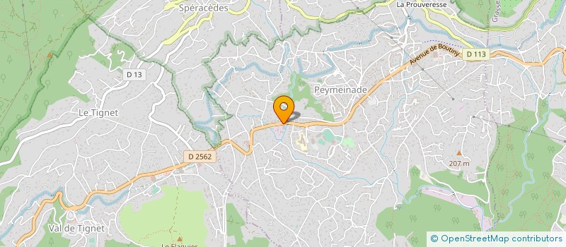 localisation de l'entreprise MADAME MARIE-CHRISTINE MARCEAUX  PEYMEINADE