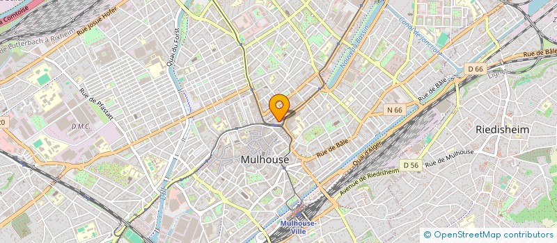 localisation de l'entreprise MADAME MARIE-CHRISTINE MARCHAL  MULHOUSE
