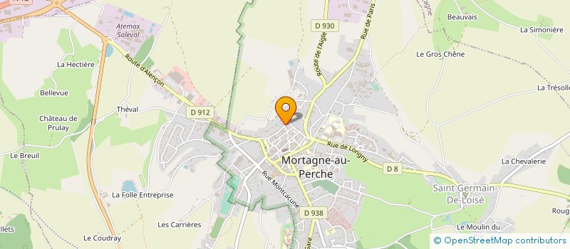 localisation de l'entreprise MADAME MARIE-CHRISTINE MARTIN à MORTAGNE-AU-PERCHE