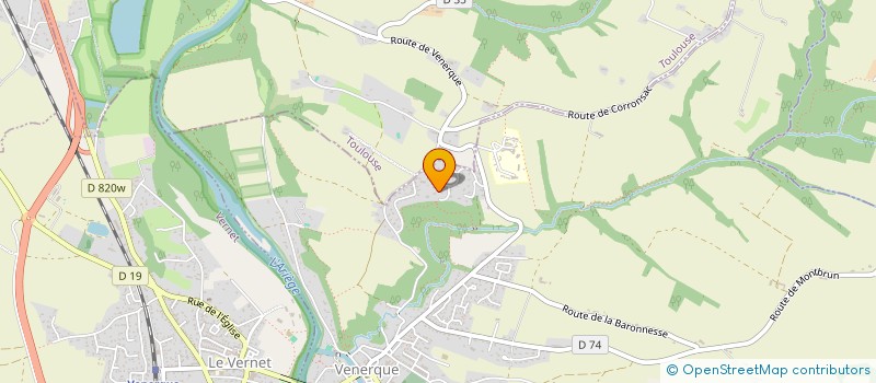 localisation de l'entreprise MADAME MARIE CHRISTINE MARTY à VENERQUE