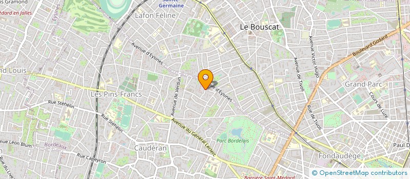 localisation de l'entreprise MADAME MARIE CHRISTINE MARTY  BORDEAUX