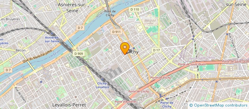localisation de l'entreprise MADAME MARIE-CHRISTINE MASTRANDREAS à CLICHY