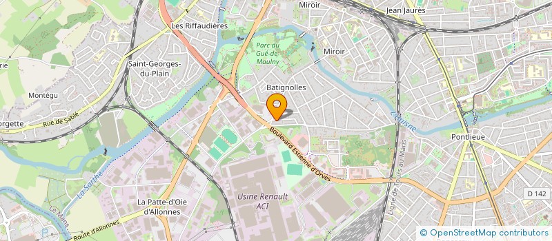 localisation de l'entreprise MADAME MARIE-CHRISTINE MATHERY  LE MANS