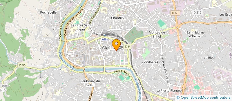 localisation de l'entreprise MADAME MARIE-CHRISTINE MAUPAS  ALES