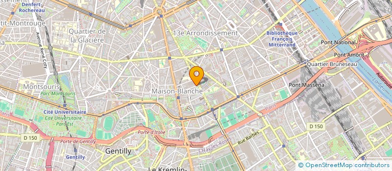 localisation de l'entreprise MADAME MARIE-CHRISTINE MERSCH  PARIS