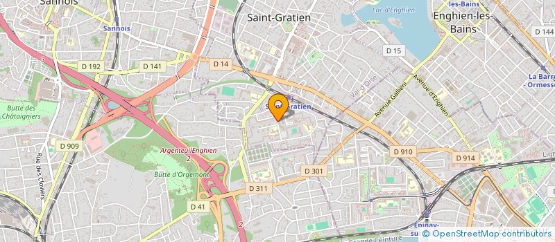 localisation de l'entreprise MADAME MARIE-CHRISTINE MICHEL  SAINT-GRATIEN