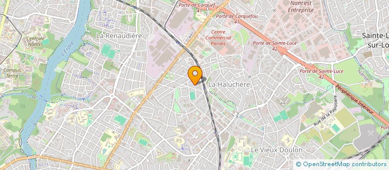 localisation de l'entreprise MADAME MARIE-CHRISTINE MOLL  NANTES