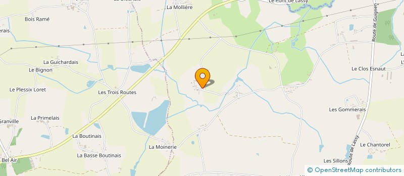 localisation de l'entreprise MADAME MARIE-CHRISTINE MOREL  BAULON