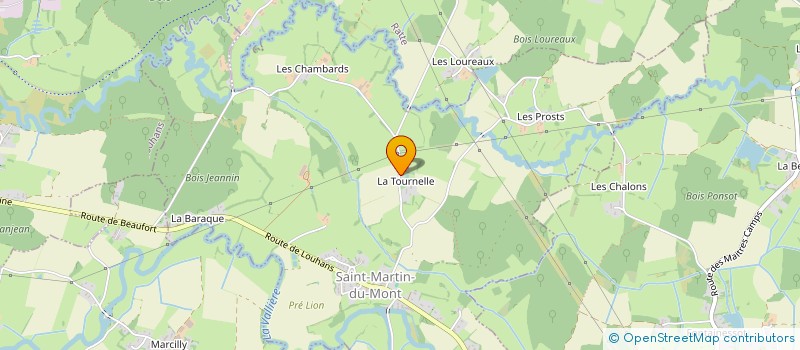 localisation de l'entreprise MADAME MARIE CHRISTINE MORELLE  SAINT-MARTIN-DU-MONT