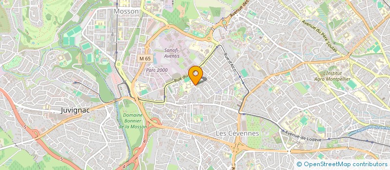 localisation de l'entreprise MADAME MARIE-CHRISTINE MORTES à MONTPELLIER