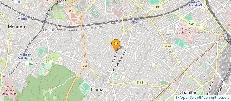 localisation de l'entreprise MADAME MARIE-CHRISTINE NEHR à CLAMART