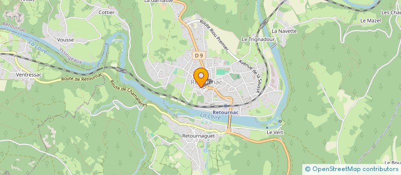 localisation de l'entreprise MADAME MARIE-CHRISTINE NOUVET  RETOURNAC