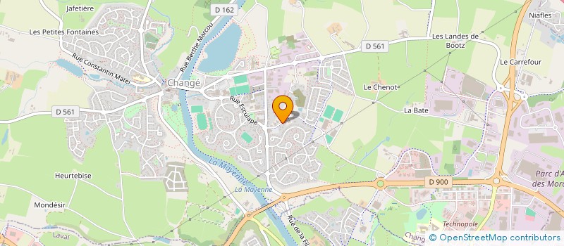 localisation de l'entreprise MADAME MARIE CHRISTINE NUPIED  CHANGE