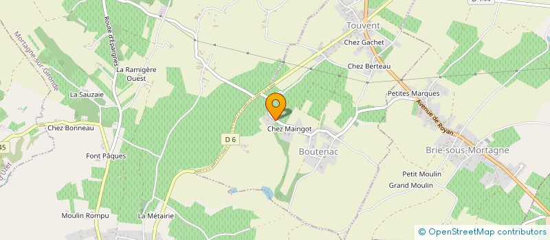 localisation de l'entreprise MADAME MARIE-CHRISTINE PELE  SAINT-FULGENT