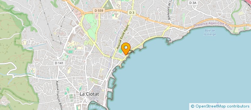 localisation de l'entreprise MADAME MARIE CHRISTINE PELLEGRIN  LA CIOTAT