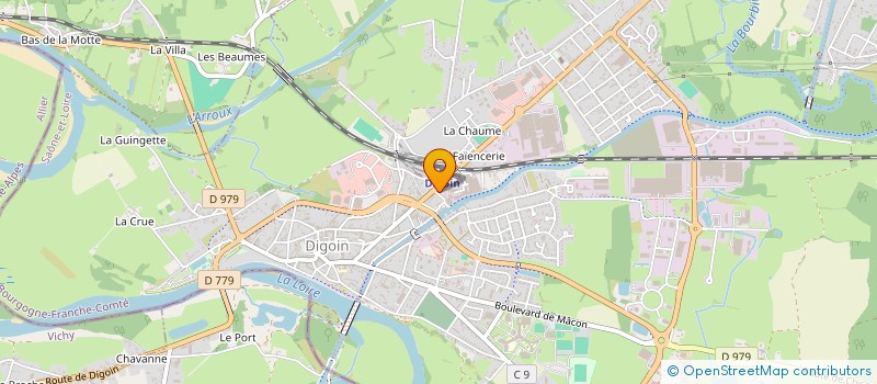 localisation de l'entreprise MADAME MARIE-CHRISTINE PERRIER  DIGOIN