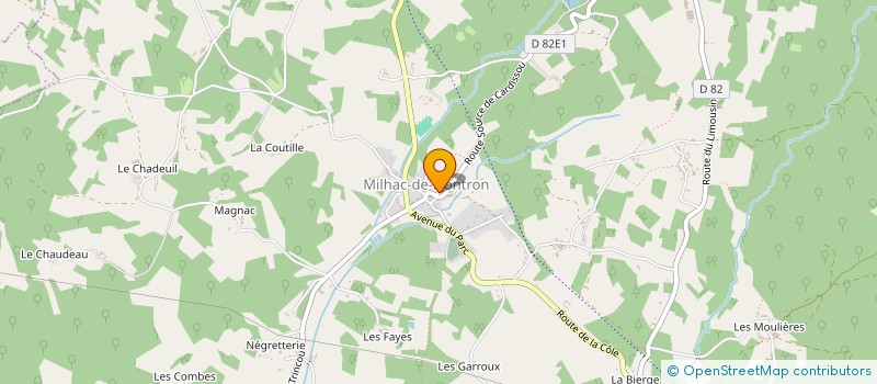 localisation de l'entreprise MADAME MARIE-CHRISTINE PERRIN à MILHAC-DE-NONTRON