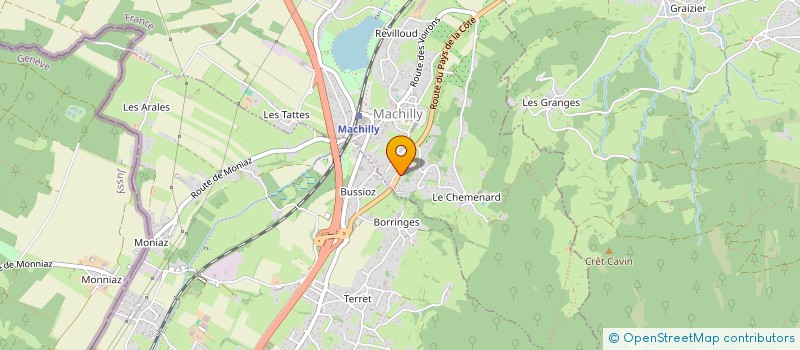 localisation de l'entreprise MADAME MARIE-CHRISTINE PERTUISET  DOUVAINE