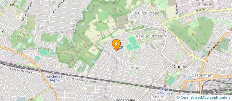 localisation de l'entreprise MADAME MARIE-CHRISTINE PERY  CHELLES