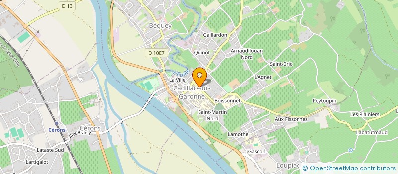 localisation de l'entreprise MADAME MARIE-CHRISTINE PETRAULT  CADILLAC-SUR-GARONNE