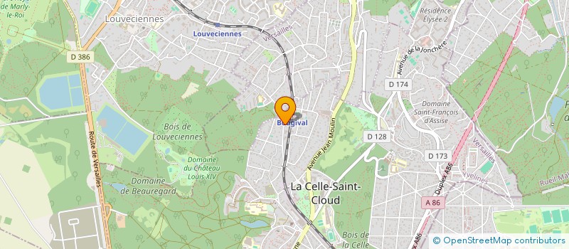 localisation de l'entreprise MADAME MARIE-CHRISTINE PICCIO  LA CELLE-SAINT-CLOUD