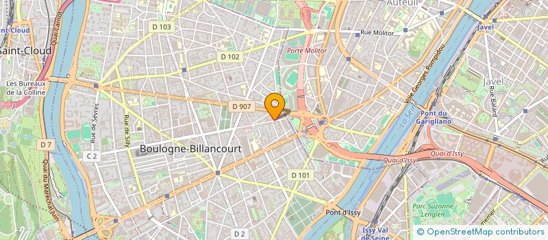 localisation de l'entreprise MADAME MARIE-CHRISTINE PIETRI  BOULOGNE-BILLANCOURT