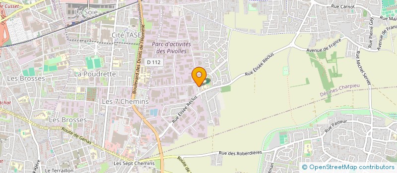 localisation de l'entreprise MADAME MARIE-CHRISTINE PLANET  DECINES-CHARPIEU