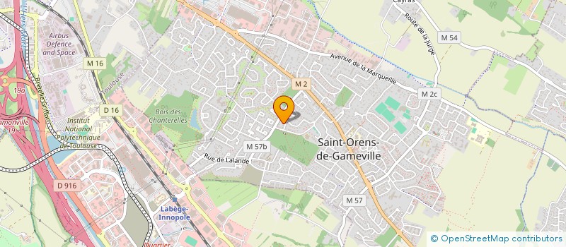 localisation de l'entreprise MADAME MARIE-CHRISTINE POIVEY à SAINT-ORENS-DE-GAMEVILLE