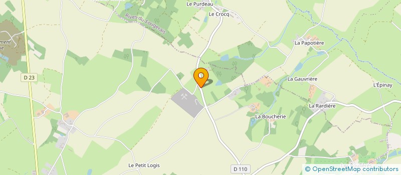 localisation de l'entreprise MADAME MARIE CHRISTINE POMMEAU  SAINT-CYR-DES-GATS