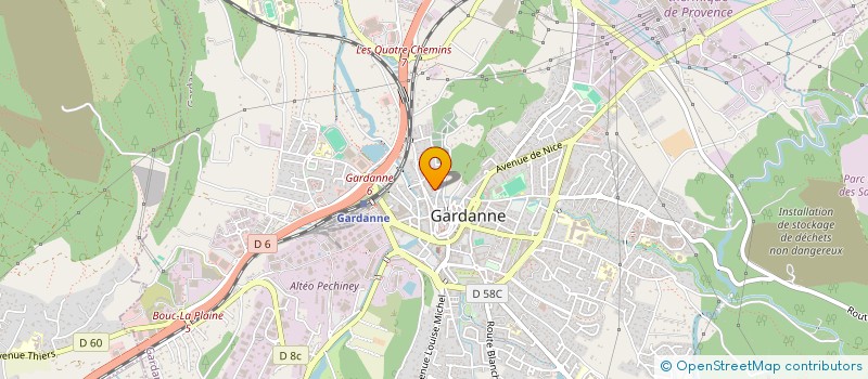 localisation de l'entreprise MADAME MARIE CHRISTINE PORTAL à GARDANNE