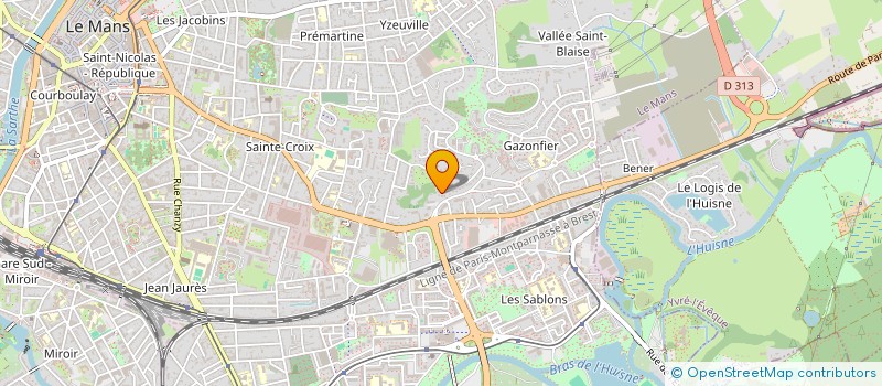 localisation de l'entreprise MADAME MARIE-CHRISTINE PRIOLLAUD-SAVEY  LE MANS