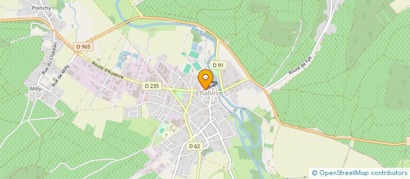 localisation de l'entreprise MADAME MARIE-CHRISTINE QUENARD  CHABLIS