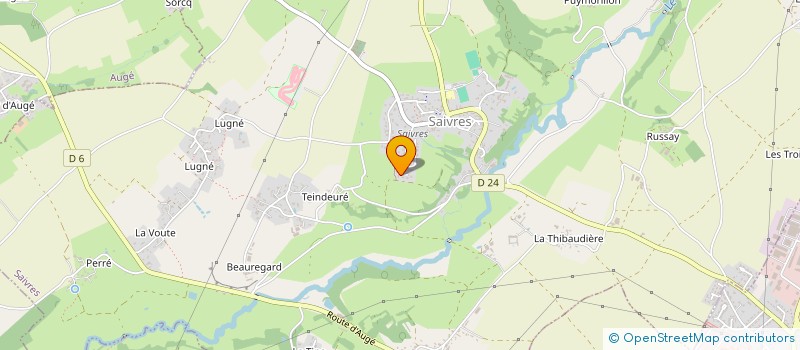 localisation de l'entreprise MADAME MARIE-CHRISTINE RAMEAUX  SAIVRES