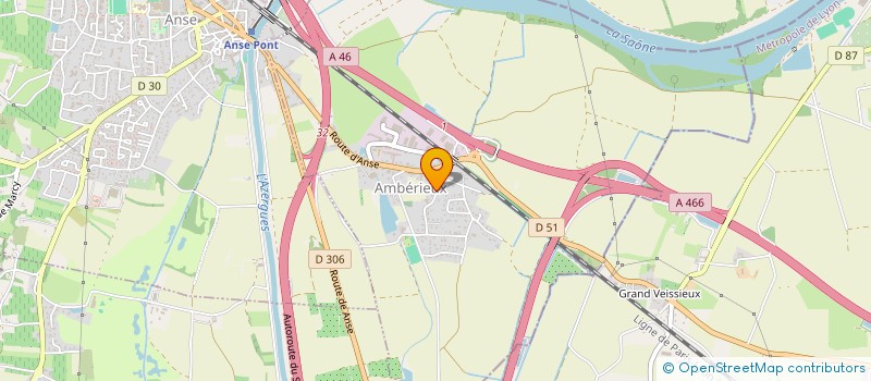 localisation de l'entreprise MADAME MARIE CHRISTINE RAPOUD  AMBERIEUX